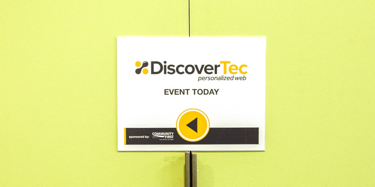 DiscoverTec Event Sign