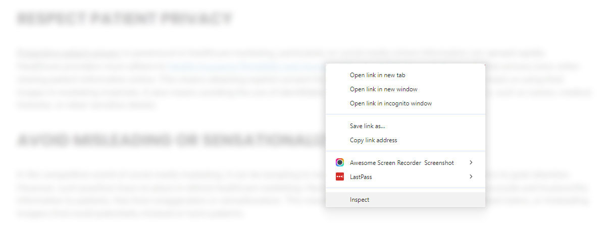 a screenshot of the browser developer console with a link highlighted.